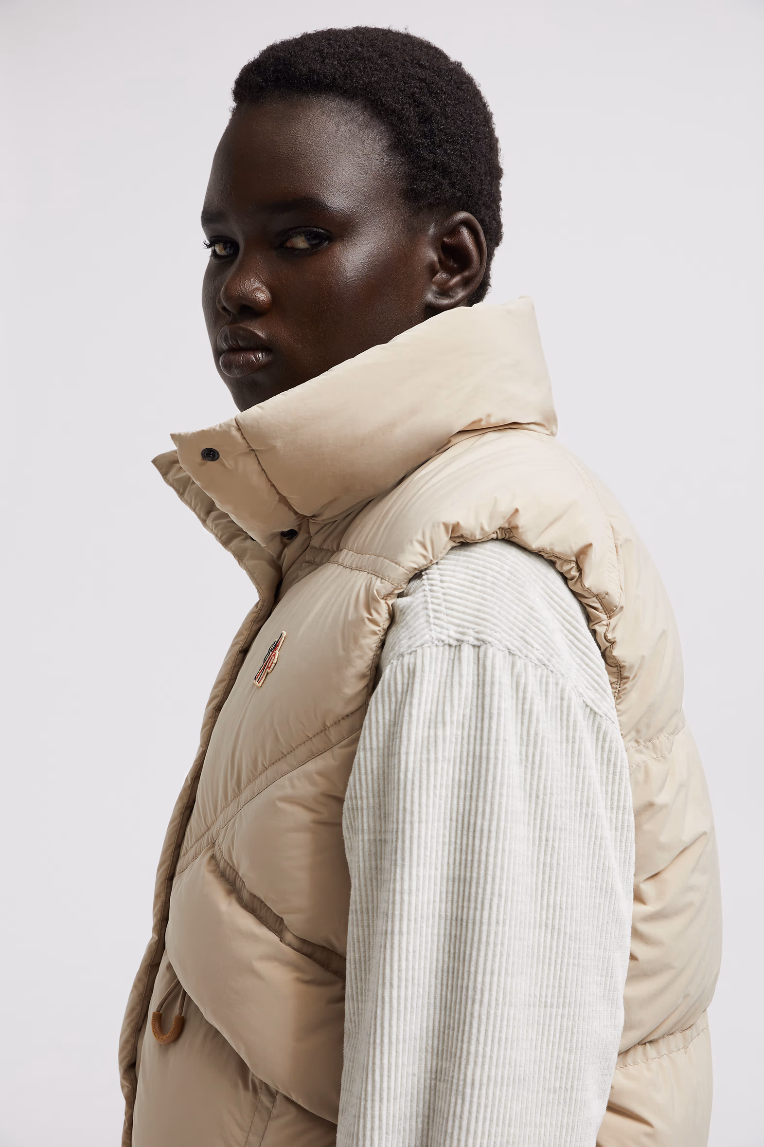 Marolies Down Vest Women Beige Moncler 4